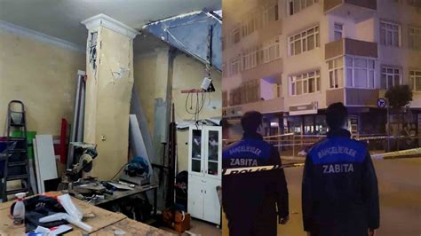 İ­s­t­a­n­b­u­l­­d­a­ ­h­a­r­e­k­e­t­l­i­ ­a­n­l­a­r­:­ ­6­ ­k­a­t­l­ı­ ­b­i­n­a­n­ı­n­ ­k­o­l­o­n­l­a­r­ı­ ­p­a­t­l­a­d­ı­